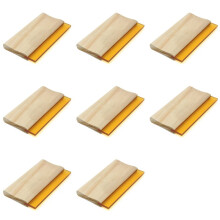 8pcs 8 Inch Silk Screen Printing Press Squeegee Single 70 Durometer Ink Scraper Tools