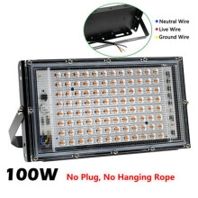 3X LED Grow Light Full Spectrum Phyto Lamp for Plants 100W LED Grow Lamp Phytolamp Greenhouse Growth Lighting Wire Plug