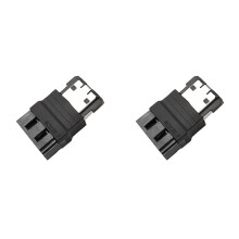 2X to ESATA Adapter Converter Male to Female Plug Extension SSD Inbuilt to Outer Extend Cable 7Pin