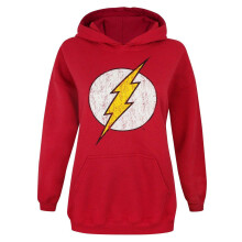(XX-Large) DC Comics The Flash Hoodie (Womens Red)