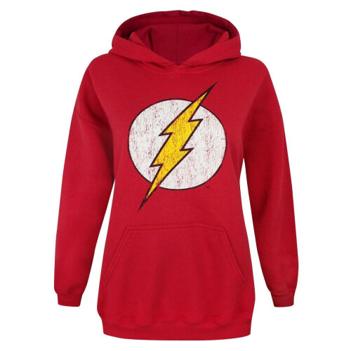 DC Comics (XX-Large) DC Comics The Flash Hoodie (Womens Red)