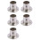5X Closet Wardrobe 22mm Dia Pipe Hanging Rail Rod End Support Bracket 2