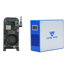 LV07 V7 Lucky Miner 1TH/S BTC Solo Miner+for Bitaxe Gamma 601 1.2TH/S 18W BM1370 Asic Chip BTC Crypto Asic Miner BR Plug
