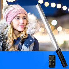 Luz de relleno portátil Leishuo Q508S de 1000 lúmenes con temperatura de color dual (Color: Negro):Q508S