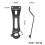 Rear  Bracket for  A1 Scooter Left & Right Mudguard Holder Scooter Replacement Accessories 6