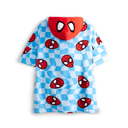 Spiderman Marvel Spiderman Poncho Towel (Boys Blue) 1