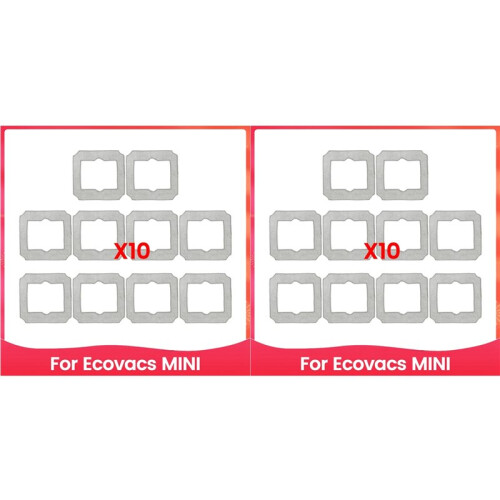 20PCS Washable Mop Cloths Cleaning Rag for   Window Vacuum Cleaner Robot Replacement Accessories 1
