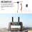 8X ELRS 2.4GHz  ExpressLRS Receiver Long Range Control High-Performance Low Latency Compatible with RC Drone Modules 10