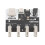 4Pcs USB Conector CH334 Hub Module 4 Interface USB2.0 Hub 40MB/S 5V XL-USBHUB USB-A TYPE-C DC5.5x2.1 Interface 5