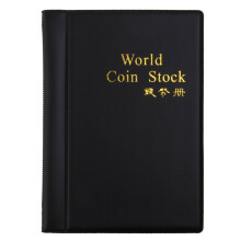(Black) 120-Pocket Coin Collection Album for Pennies & Quarters