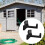 8Pcs Shed Storage Tool Hooks Accessories for Suncast,for  for Hanging Shelves Accessories Part 6