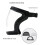 4X Work Protection Mask Full Face Protector Shield Transparent Facial Protector Face Dustproof with 40 Filter Black 7