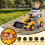Zitgraafmachine met verstelbare schep en opbergruimte onder de stoel, zitgraafmachine, kindergraafmachine 5