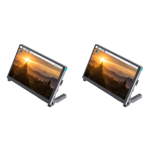 2 Set 7Inch Capacitive Touch Screen for Raspberry Pi 1024x600 IPS HD -Compatible Touch Screen Computer Secondary 1