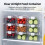 (White 460ML) 3-Pack Stackable Airtight Food Storage Containers 4