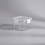 (White 460ML) 3-Pack Stackable Airtight Food Storage Containers 3