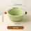 Multifunctional Double Layer Vegetable and Fruit Washing Basket,Cute Round Solid Color Design,Thickened for Durability A 6