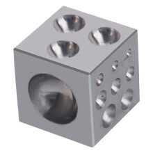 Herramienta Multiusos para Hacer Biseles de Precisión para Joyería, 4 X 4 X 4 cm, Ideal para Orfebres y Amantes de la Artesanía.