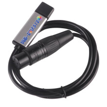 USB to DMX512 Interface Adapter LED for DMX Computer PC Stage Lighting Controller Dimmer 0.5M