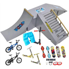 Fingerboards Rampset, Rampaccessoireset, Fingerboard Skateparkkit, voor Kinderen Om Te Trainen, Verjaardagscadeau