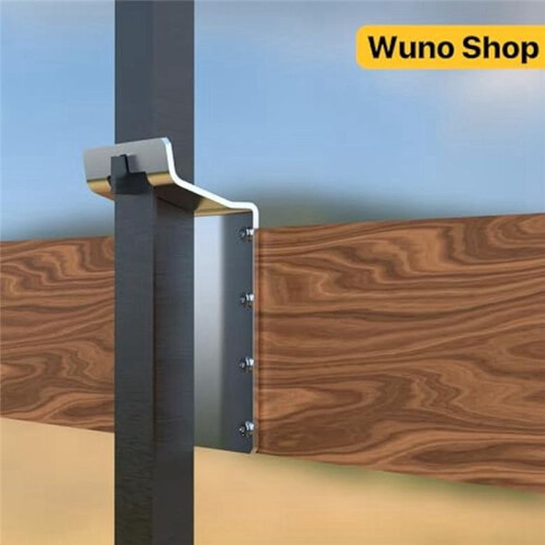 6 T Post Brackets,T Post Target Hanger,Fence Bracket for T Shape Fence Posts,T Post Corner Brace for Trail Camera Mount 2