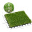 Artificial Grass Tiles 25mm, Drainage Lawn Flooring, 10 Pack 5
