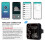 Motorcycle Dash Cam Front and Rear Dual 1080P Waterproof Cameras with WiFi App Control G-Sensor Loop Recording Camera 4