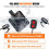 Motorcycle Dash Cam Front and Rear Dual 1080P Waterproof Cameras with WiFi App Control G-Sensor Loop Recording Camera 3