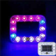 Solar Car Warning Strobe Light Anti-Collision Rear-EndUniversal Emergency Signal Light for Car Motorcycle Truck