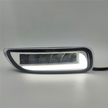 Luz Diurna LED Bicolor, Luz Antiniebla Blanca y Amarilla, Luz Intermitente para 2002-2005