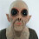 Skrämmande alien latexmask 1