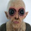 Skrämmande alien latexmask 4