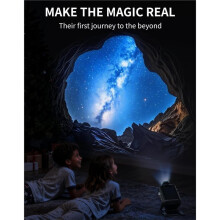 60-in-1 Projector, HD Home Planetarium Projector, 3D Star Light Projector, Speaker&White Noise Eu Plug