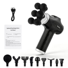High Power Fascia Massage Gun Replacement Massage Heads High Frequency Vibration Full Body Muscle Relax Accessories