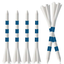 Pack of 100 Tees (83mm)-Stable Five-Prong Design, Suitable for Both Practice and -Course