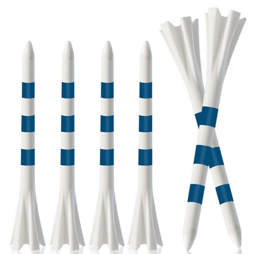 Pack of 100  Tees (83mm)-Stable Five-Prong Design, Suitable for Both Practice and -Course