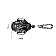 ENLEE Retractable Clothesline Outdoor Travel Camping Hotel Anti-Slip 9M Laundry Hanger Drying Rope with 15 PCS Clips