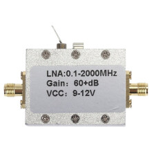 0,1 MHz-2000 MHz RF Breitband-Niedrigrauschverstärker (LNA) - 60 DB Verstärkung Front-End Signalverstärkermodul