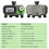 4 Zone Garden Watering Timer Rain Delay Hose Faucet Timer IP54 Waterproof Automatic Sprinkler Irrigation Controller 9