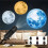 Halloween USB Projector Light with 6 Changeable Slides Spooky  Skull Pumpkin Room Decor Lamp 7