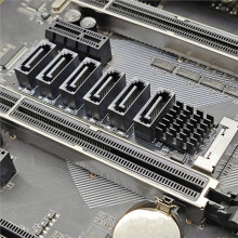 M.2 NVMe to 6 Port 3.0 Adapter Card PCI-E 2X 3.0 RTL9100 Chip M2 Key-M SATA3 6Gbps Expansion Card