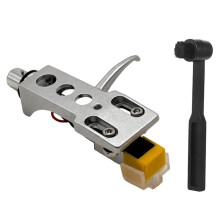 Universal Turntable Headshell+AT3600L Stylus+Brush Universal Phono Cartridge Mount for LP Vinyl Record Player B