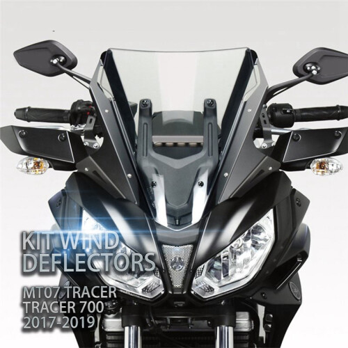 Windshield Side Kit Wind Deflectors Front Deflector Fairing Exten for  Tracer 700 MT-07 MT07 TRACER 2017-2019 2