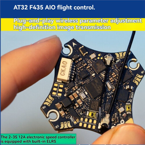 AT32 F435 AIO Flight Controller 2-3S Built-in ELRS Wireless Parameter Adjustment for RC FPV Drone 2