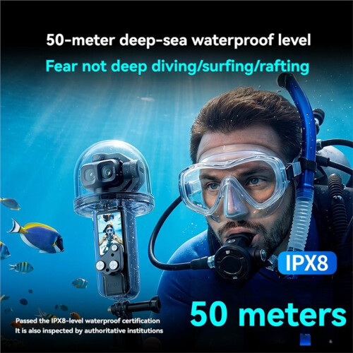 50M Dive Case for  Osmo Pocket4 PRO Invisible Camera Underwater Waterproof Case Camera Accessories 1