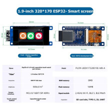 ESP32-S3 1,9 Inch IPS Touchscreen 320x170 Display Wi-Fi 16MB Flash MCU SPI Seriële Ontwikkelingskaart