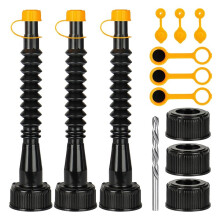 Gas Can Spout Replacement Gas Can Nozzle Replacement Set for Most 1/2/5 Gallon Gas Cans, Upgraded Fuel Tank Spout