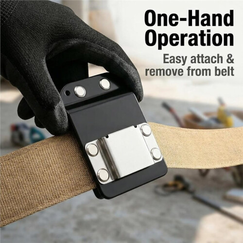 Drill Catcher Drill Holder for Tool Belt - Quick Access Low Profile for Impact, Nailer, Tape Measure, Any Tools 2