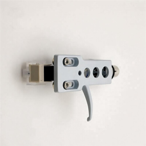 Witte Draaitafel-Headshell met Voorgemonteerd AT3600L Magnetisch Element voor  Vinylplatenspeler B 1
