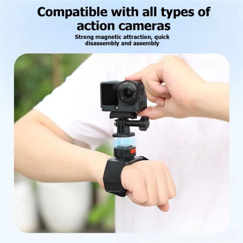 360 Rotation Wrist Hand Strap Mount for  Action Camera Adjustable  Band Bracket for  Action Camera 2